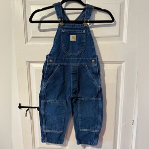 Carhartt denim bibs